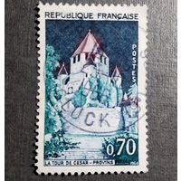 Марка Франция 1963 год Замок