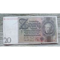 Werty71 Германия 20 марок 1924 1929 банкнота
