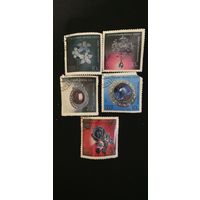 СССР алмазный фонд 1971г 5шт