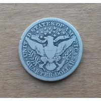 США, четверть доллара (квотер) 1916 г., серебро 0.900, D