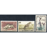 Французское Сомали 1958 ** Фауна, серия 3 марки