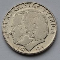 Швеция, 1 крона 1991 г.