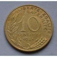 Франция, 10 сантимов 1981 г.
