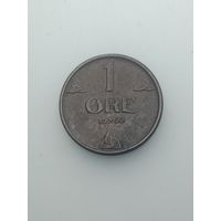 Норвегия 1 эре 1950 года .