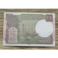 Werty71 Индия 1 рупия 2017 UNC банкнота