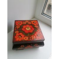 Шкатулка, дерево, письмо