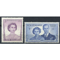 Новая Зеландия 1953 ** Королевский визит серия 2 марки Британские колонии