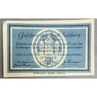 Нотгельд Австрия Зальцбург, 20 геллеров 1920 год