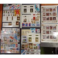 Марки СССР, полный годовой набор за 1984 год с разновидностями, листы Сказки -- Билибин - разная бумага, не описан в КС высокий каталог. Смотрите фото