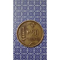 Литва 20 центов 1925