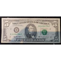 5 долларов США. 1995г