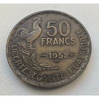 Франция 50 Франков, 1952  "В". 5-4-8
