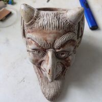 Пепельница подставка мефистофель Черт ретро фигурка статуэтка винтаж времен ссср