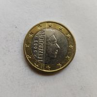 Люксембург 1 евро 2002 г.