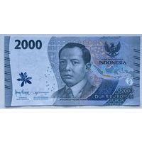 Индонезия 2000 рупий 2022 г.