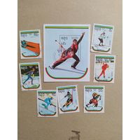 Кампучия блок и марки 1989 г. Спорт