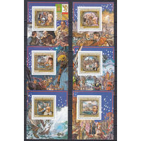 Колумб. Центральная Африка. 1985. 6 блоков. Michel N бл365-370 (36,0 е).