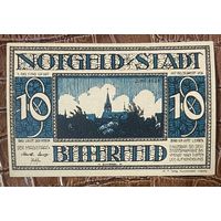 Нотгельд 10 пфеннигов 1921 год. Биттерфельд,. Веймарская республика