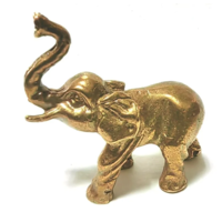 Статуэтка миниатюра Слоник Латунь