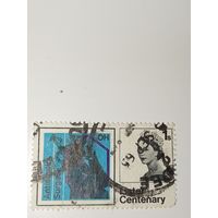 Великобритания 1974  к столетию со дня рождения Джозефа Листера (Lister Centenary), с изображением королевы Елизаветы II.