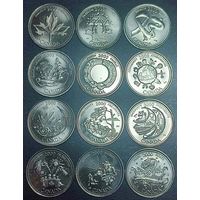 Канада 25 центов 2000г. Набор из 12 монет серии "Миллениум". (1.2)