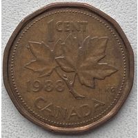 Канада 1 цент 1988 г.