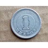 Япония 1 йена, 1983г. (D-107)