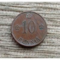 Werty71 Финляндия 10 пенни 1926