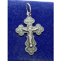 Серебряный крестик , 925 проба .