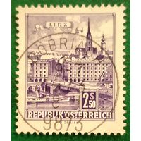 Австрия 1962. Дунайский мост в Линце