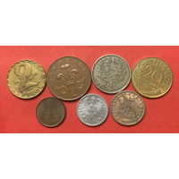 Европа, 7 разных монет из 7 стран - 1