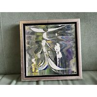 Картина в раме 24х24см