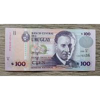 Werty71 Уругвай 100 песо 2008 банкнота
