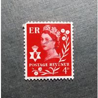 Марка Великобритания (Сев.Ирландия) 1969 год Королева