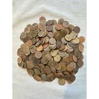 15 копеек 1961-91. Лот 1,35 кг (около 540 штук)