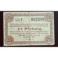1920 год Германия 25 пфеннигов