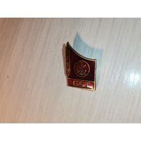 Знак-"GST", Общество спорта и техники, ГДР, тяжёлый металл.