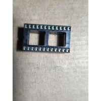 Панель под микросхему 24 гнезда, шаг 2.54, 2 шт.