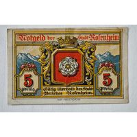 1921 год 5  марок    Германия