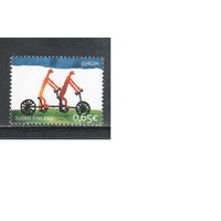 Финляндия-2006 (Мих.1810) , ** , Велосипеды, ЕВРОПА(одиночка)
