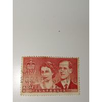 Австралия год 1954. в честь визита королевы Елизаветы II и принца Филиппа.
