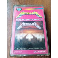 Аудиокассета Metallica ,, Master of Puppets,, 1986