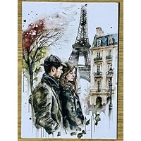 Открытка для посткроссинга чистая 10х15 см.