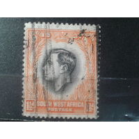 Юго-западная Африка, колония Англии, 1937. Король Георг VI