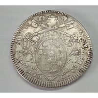 Ватикан(Папская область) 1 скудо 1780 год Папа Пий VI