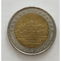 2 евро Германия Федеральная земля Мекленбург-Передняя Померания F
