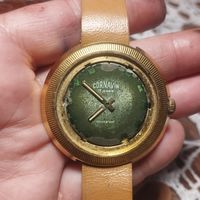 Мужские часы Cornavin золоченые крупные 17 камней