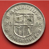 40-07 Маврикий 1 рупия 2005 г.
