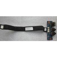 Плата AUDIO и USB PBL50/60 с шлейфом LS7322P Rev: 1A, c разбора Asus  X53BY-SX152D