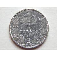 Венгрия 1 корона 1896г.
